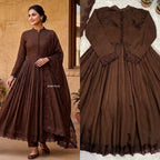 Heavy Roman Silk Dress With Rich Embroidery Dress