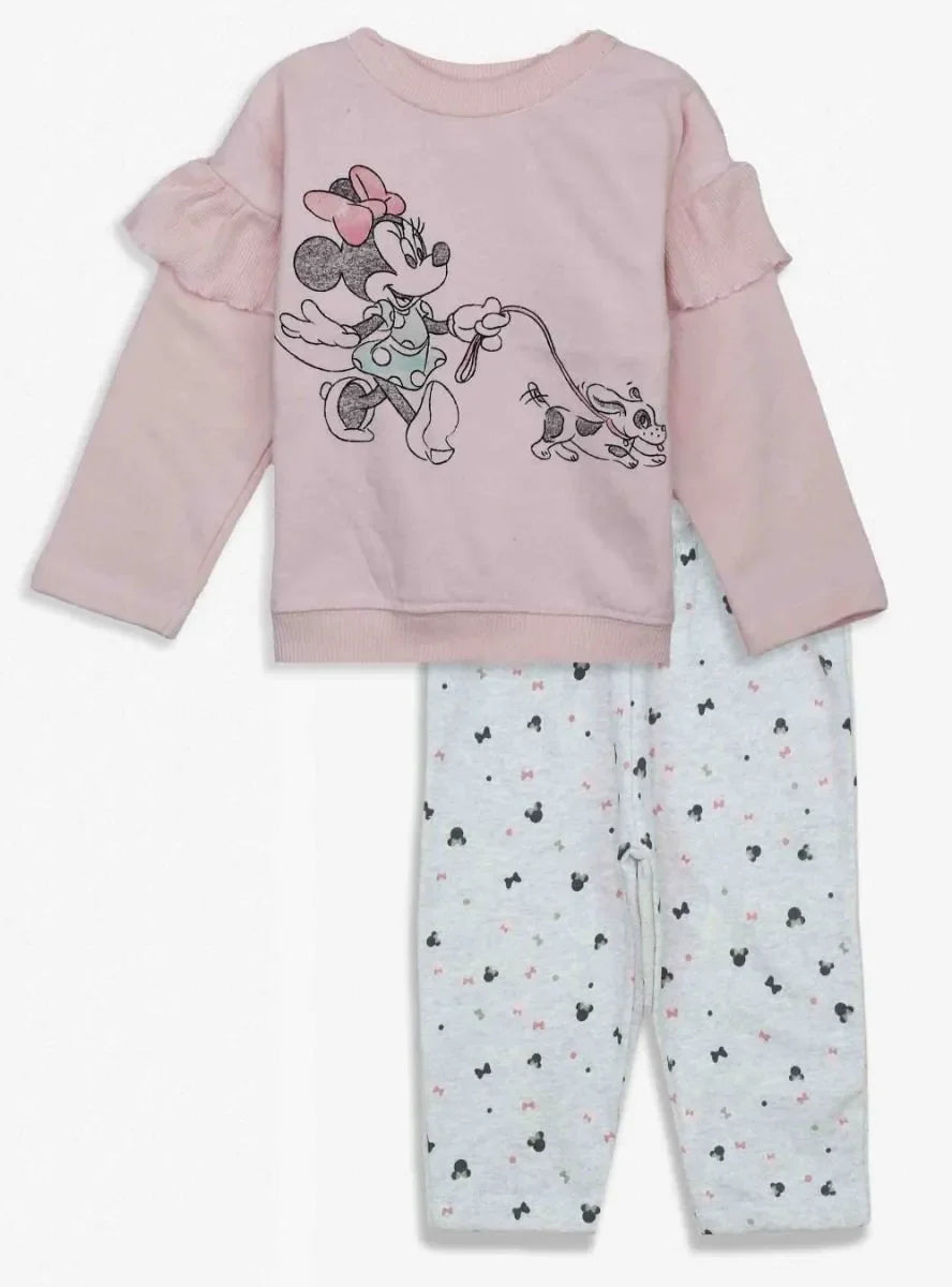 Baby Girls Fleece 2 Pc Outerwear Set