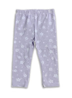 Baby Girls Stretch Lilac AOP Legging