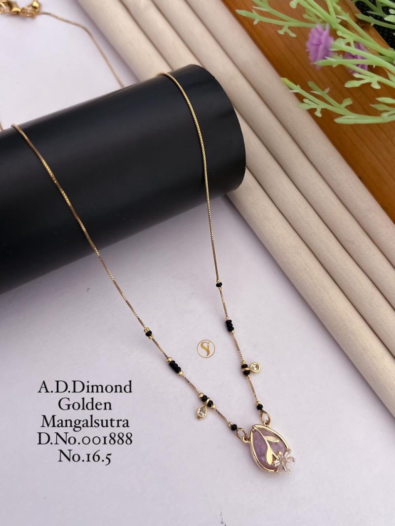 Diamond Golden Mangalsutra - 21 Variants