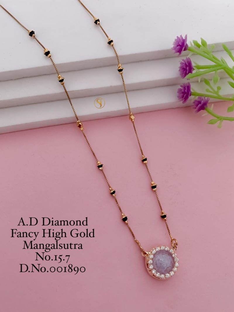 Diamond Golden Mangalsutra - 21 Variants