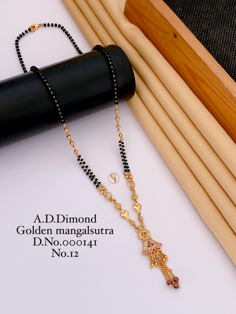 Diamond Golden Mangalsutra - 21 Variants