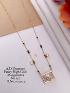 Diamond Golden Mangalsutra - 21 Variants