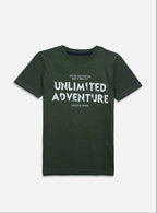 Boys Olive Slub T Shirt