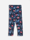 Girls Stretch Printed Leggings
