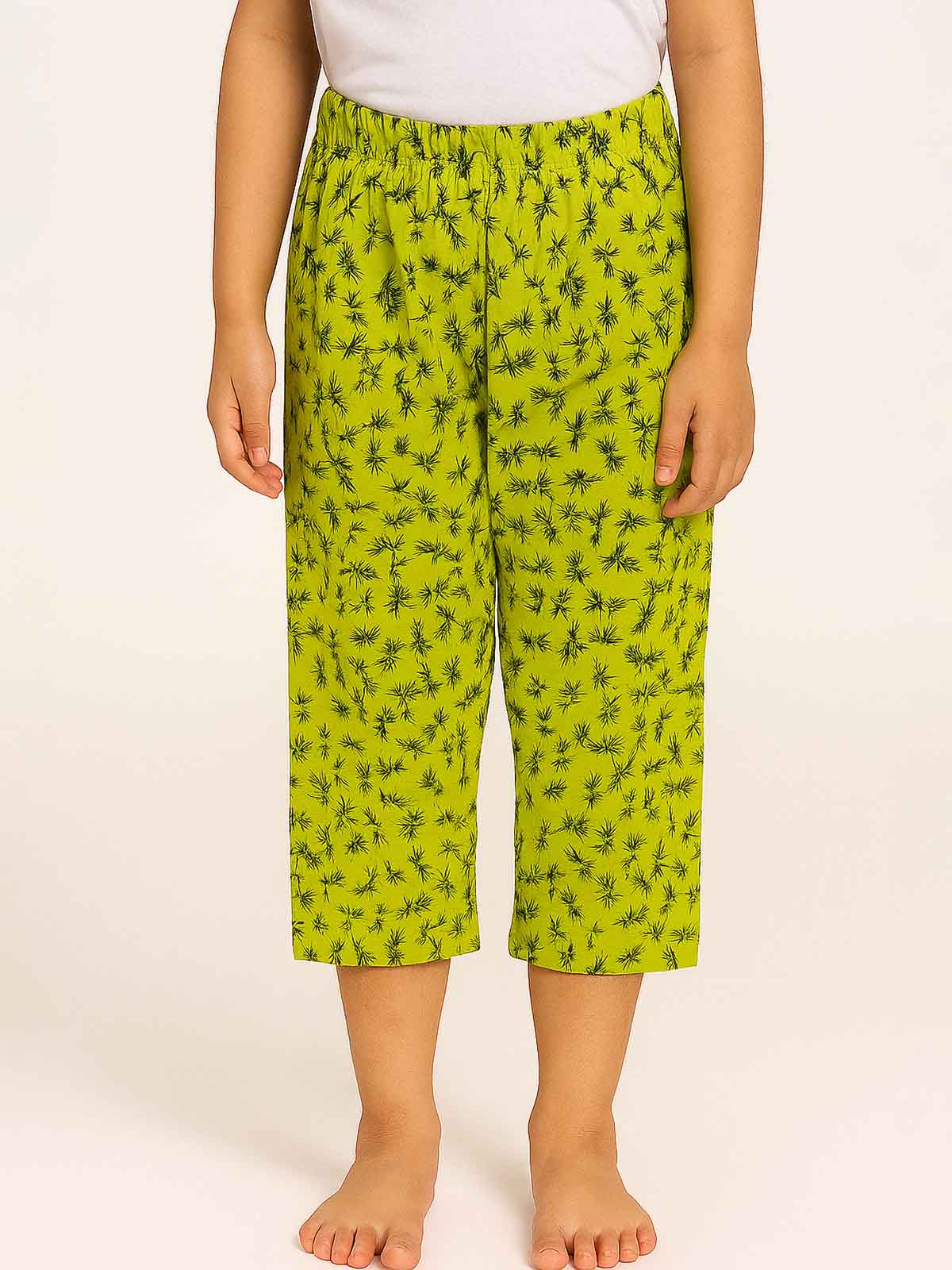 Girls Printed Capri pants