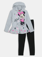 Girls 2 Pc Set Fleece Tunic And Legging