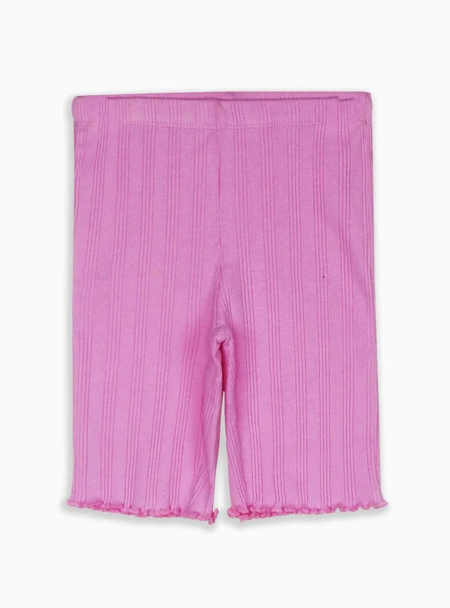 Girls Knit Capri | Pink