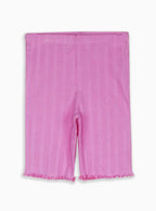 Girls Knit Capri | Pink