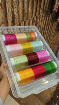 Jelly Simple Glass Bangles Set
