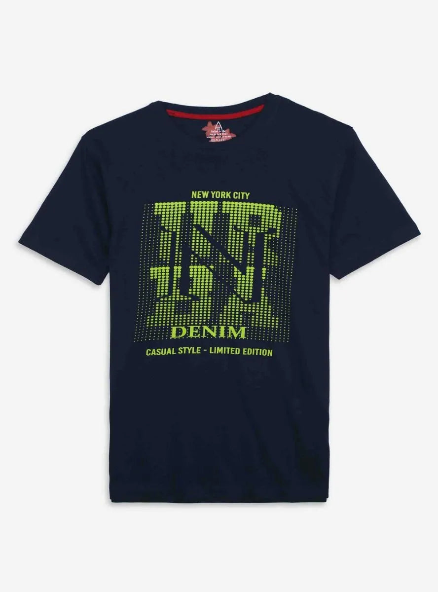 Mens Viscose Printed T Shirt
