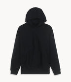 Mens Hooded Fleece Sweatshirt | Black